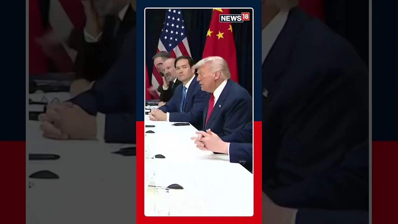 Donald Trump Meets With Chinese President Xi Jinping During The APEC Summit In South Korea | N18S