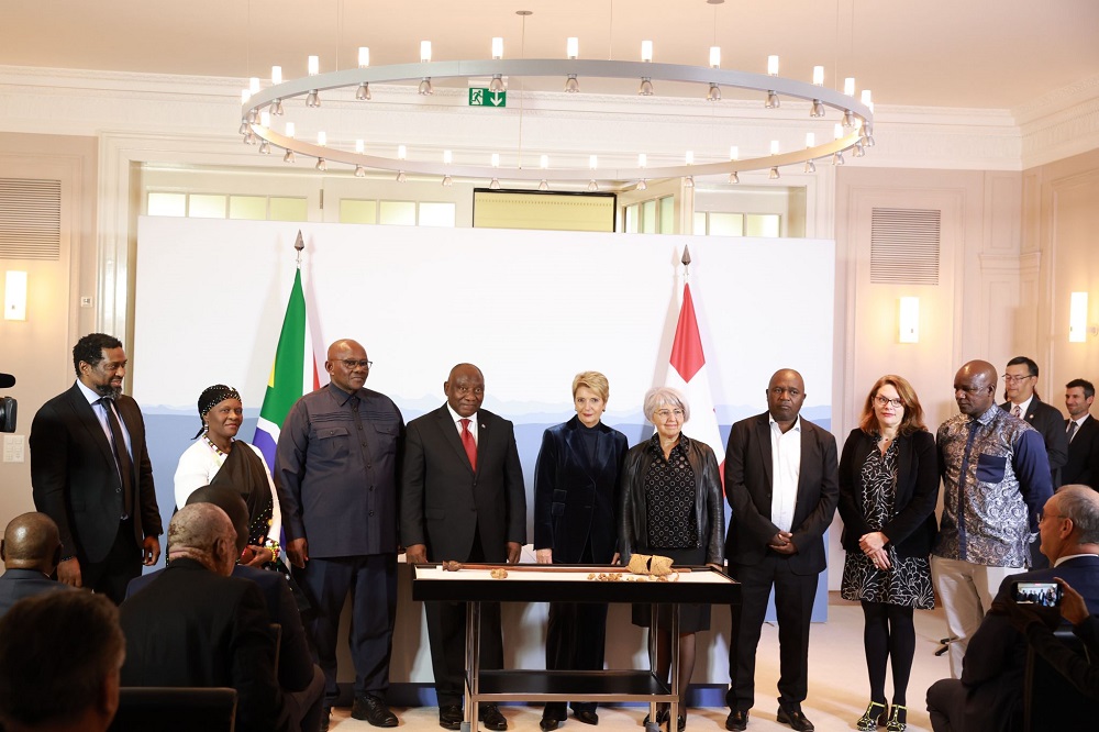Ramaphosa reaffirms commitment to strengthen SA-Switzerland relations