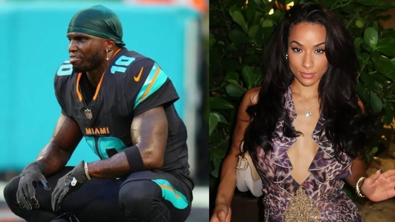 Tyreek Hill’s estranged wife Keeta Vaccaro shows off double-breasted dress while visiting her alma mater, the University of Miami (In Pics)