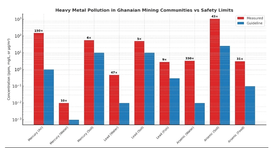 Mercury vapour in mining towns 150 times above safe limit – expert warns of looming health crisis