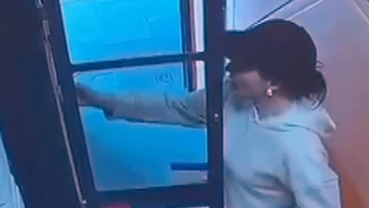 Chilling footage emerges of woman accused of sabotaging medical gas at a hospital where a patient died - as she's allegedly seen tampering with equipment at a DIFFERENT building