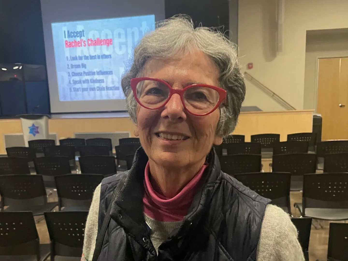 Holocaust survivors' daughter speaks to Smithfield football team after antisemitic hazing