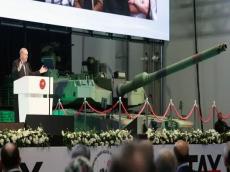 President Erdo?an announces monthly production of eight Altay tanks