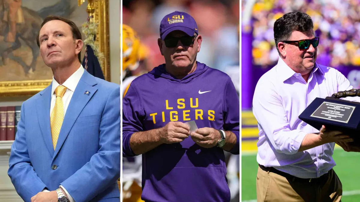 Louisiana governor says LSU AD won’t pick next football coach