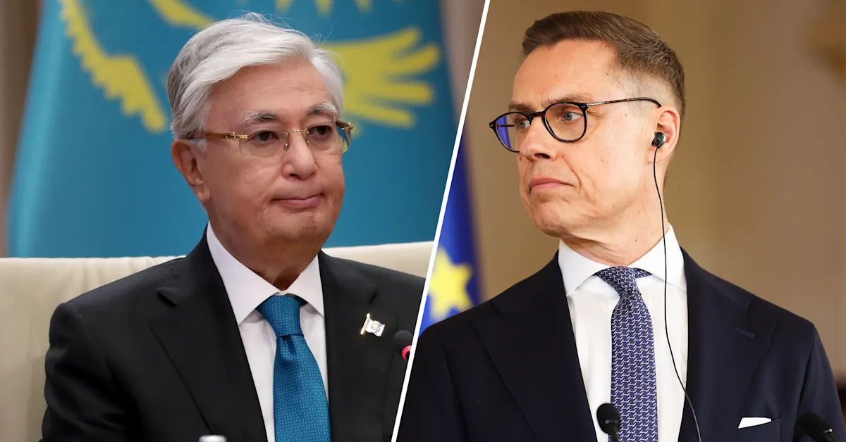 Finnish president in Kazakhstan, with aims to bolster trade