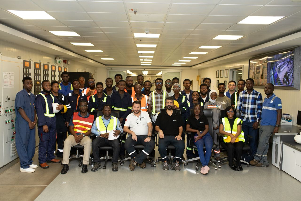 Regional Maritime University students tour Karpowership Ghana’s Sekondi Naval Base station