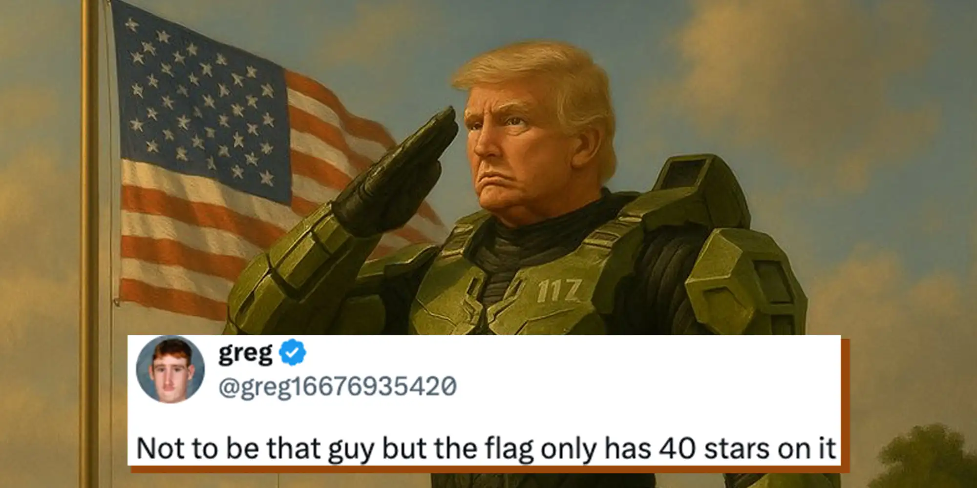 “Cringe”: Halo fans are clowning the White House over its Trump-as-Master-Chief post