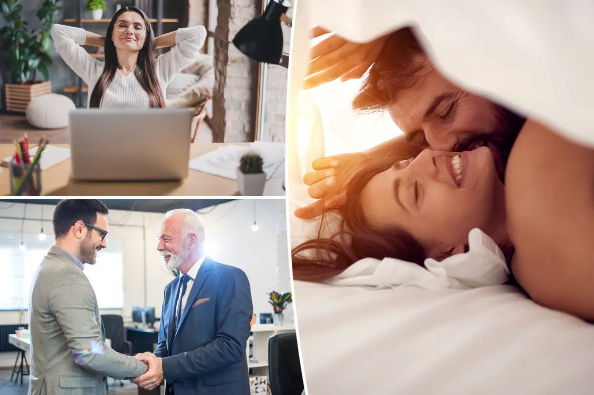 Morning sex increases work productivity, job satisfaction.