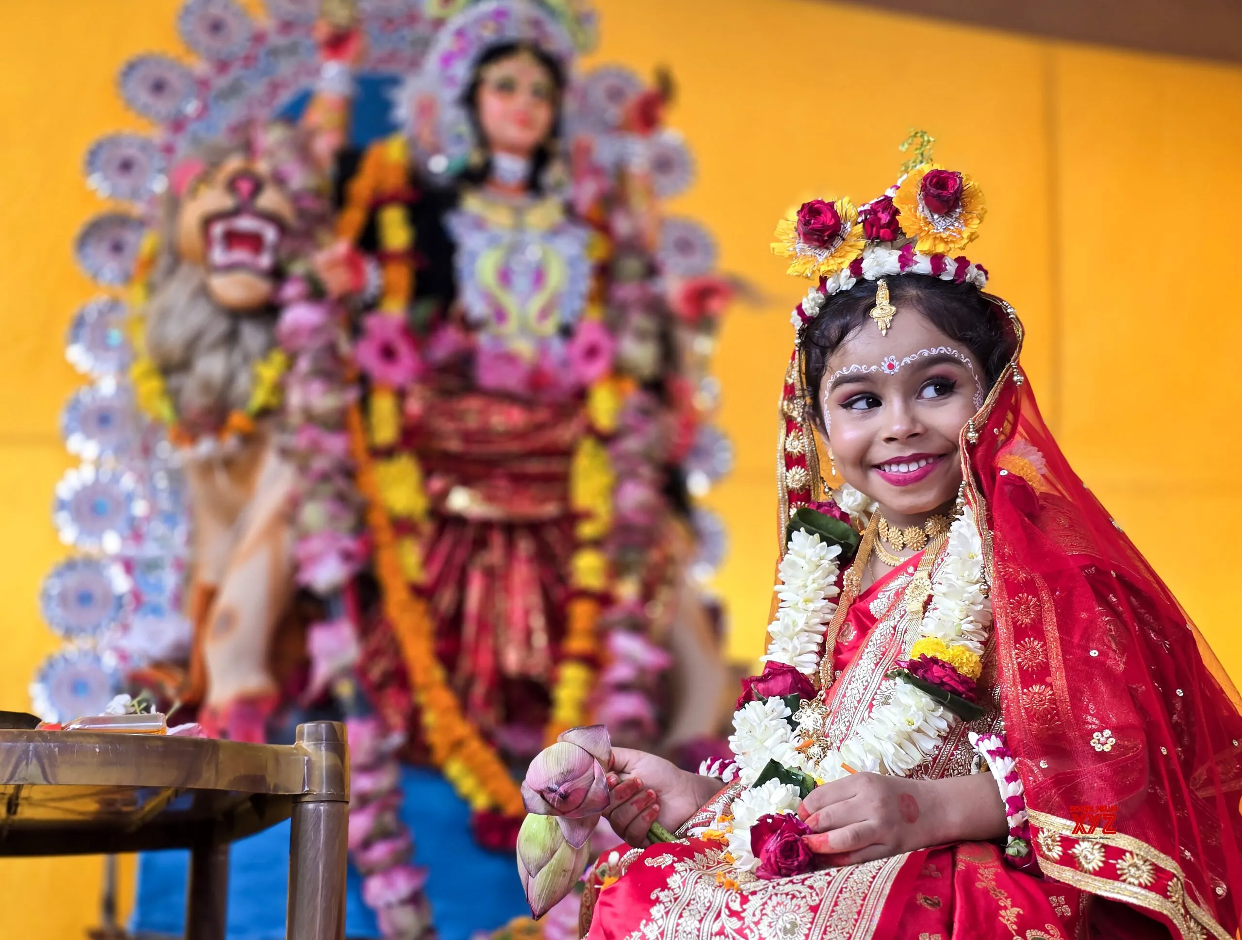 Birbhum: Kumari Puja Celebrated During Jagaddhatri Puja #Gallery