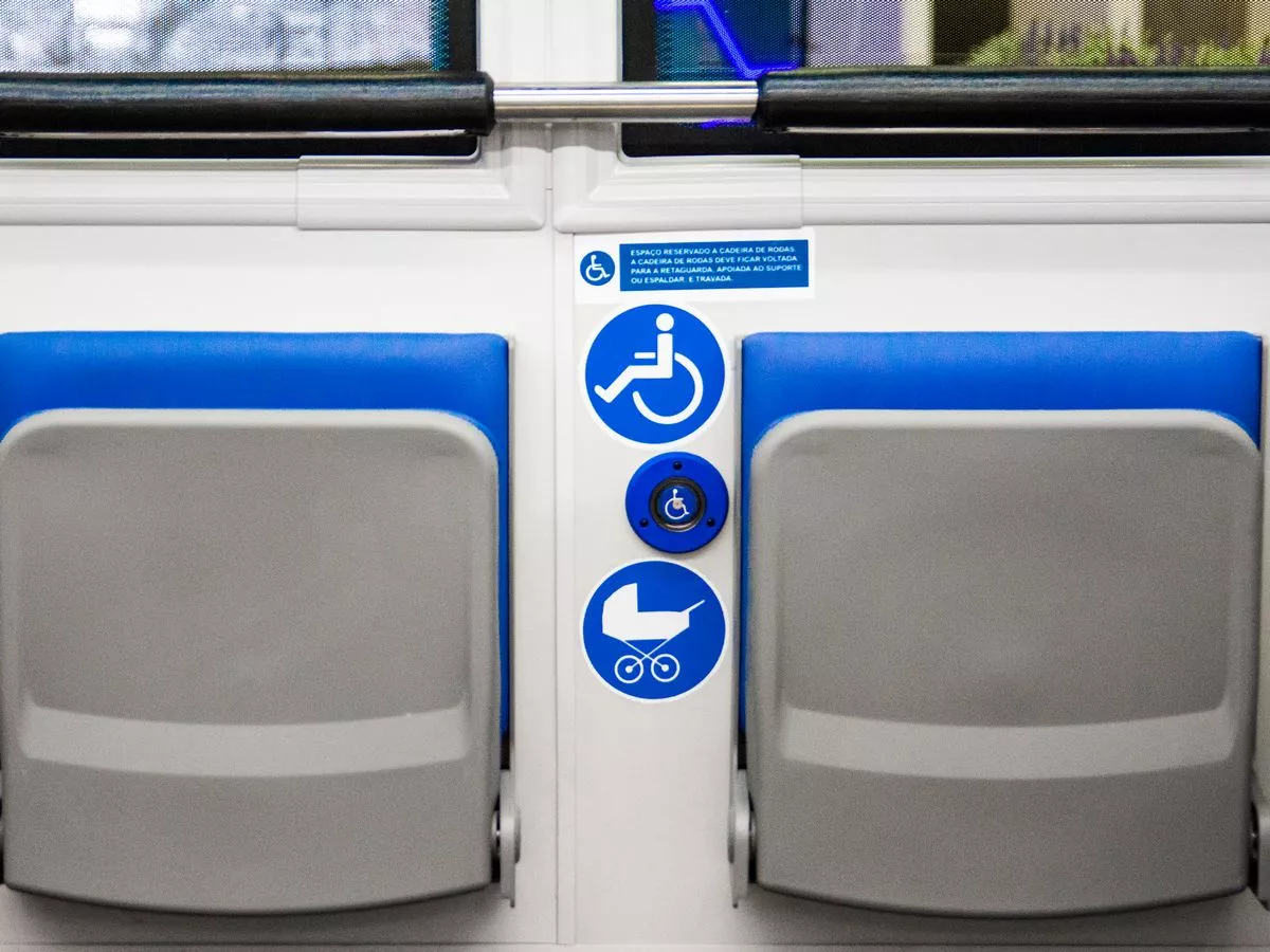 'Entitled woman demanded my disabled train seat but karma soon served her'