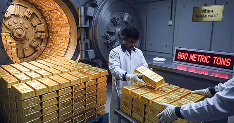 വിദേശത്തെ കരുതല് ശേഖരത്തില് നിന്നും 64 ടണ് സ്വര്ണം കൂടി മടക്കിക്കൊണ്ടുവന്നു