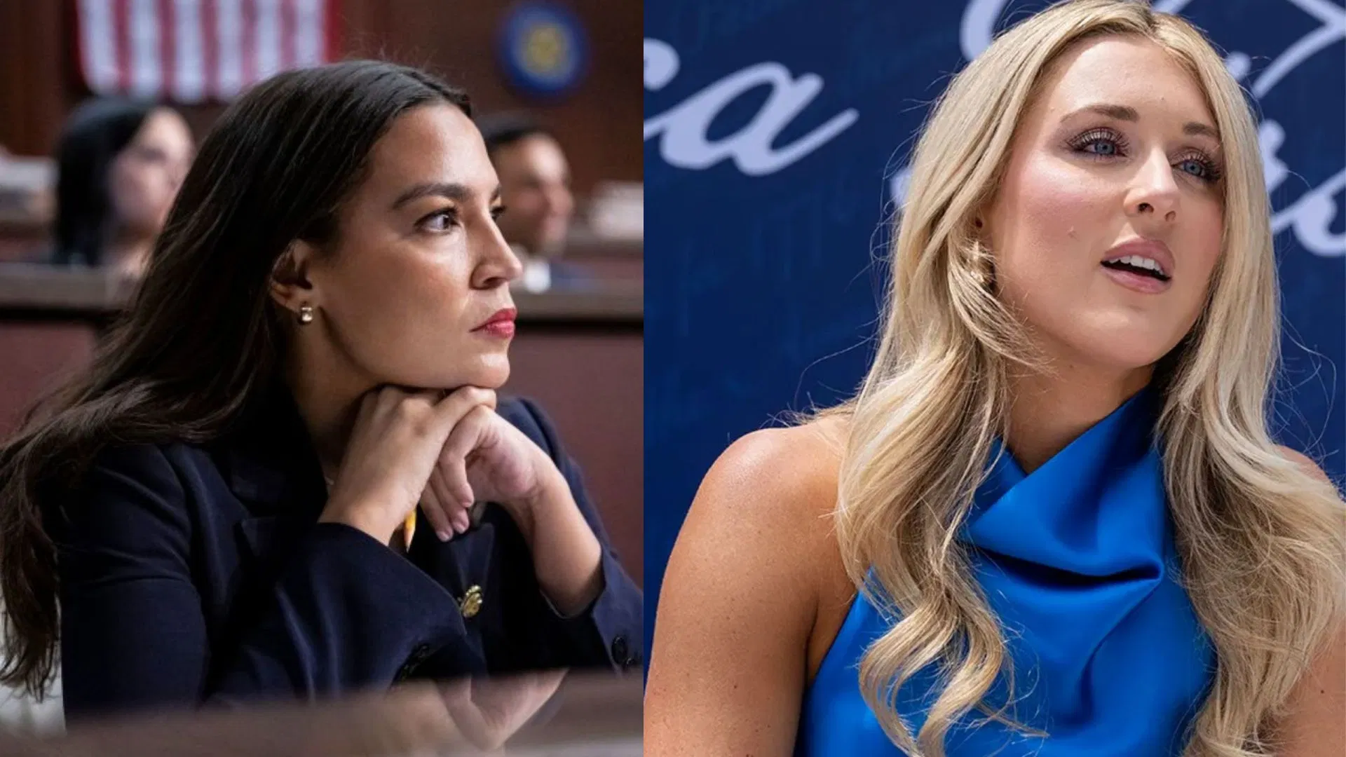 "Less than mediocre man in the pool with us"- Riley Gaines claps back at Alexandra Ocasio-Cortez for comments on losing to Lia Thomas