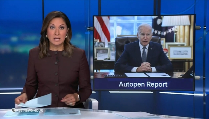 Among the Evening News, Only PBS Covered House Oversight’s Release of the Biden Autopen Report