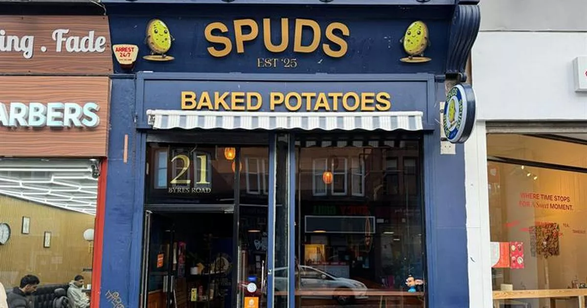 Glasgow west end baked potato shop up for sale five months after opening