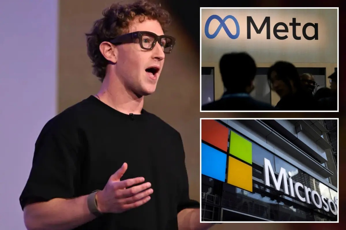 Meta, Microsoft shares plunge as investors fear AI spending is overhyped