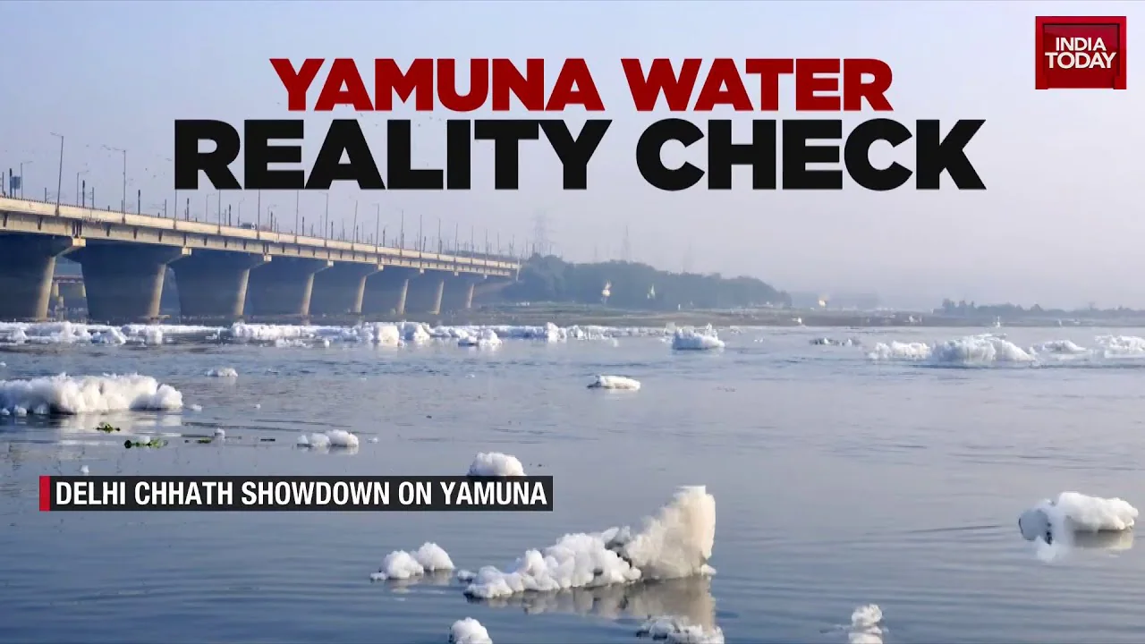 Delhi Gasps, Yamuna Froths: AAP vs BJP War Over Pollution & Puja
