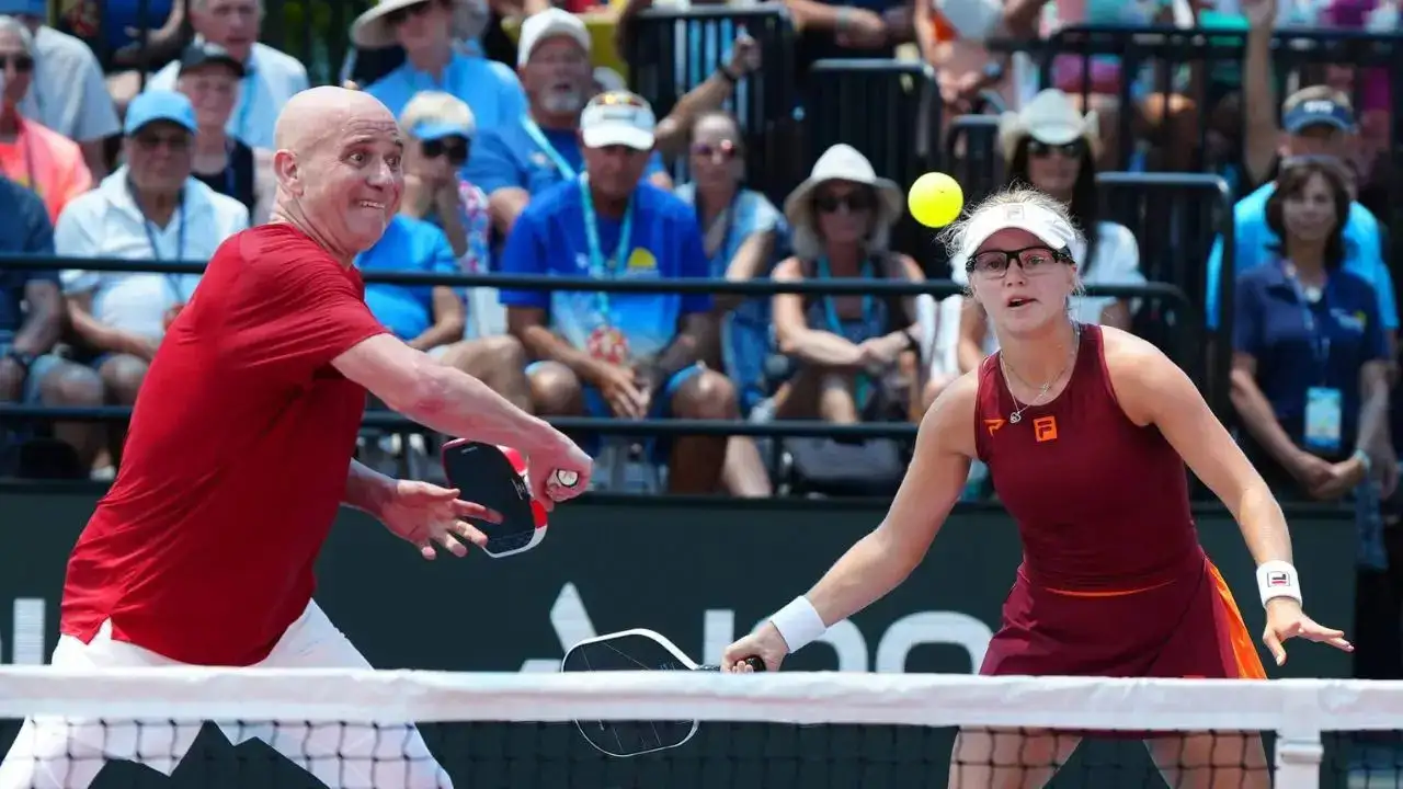 Battle of the Sexes: Anna Leigh Waters To Take on Andre Agassi in 4th Pickleball Slam