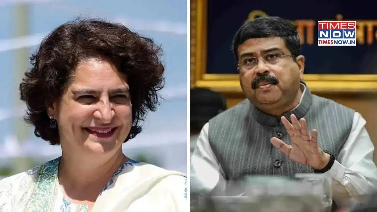 Political Opportunism: Education Minister Pradhan Slams Priyanka Gandhi For NEP Comments