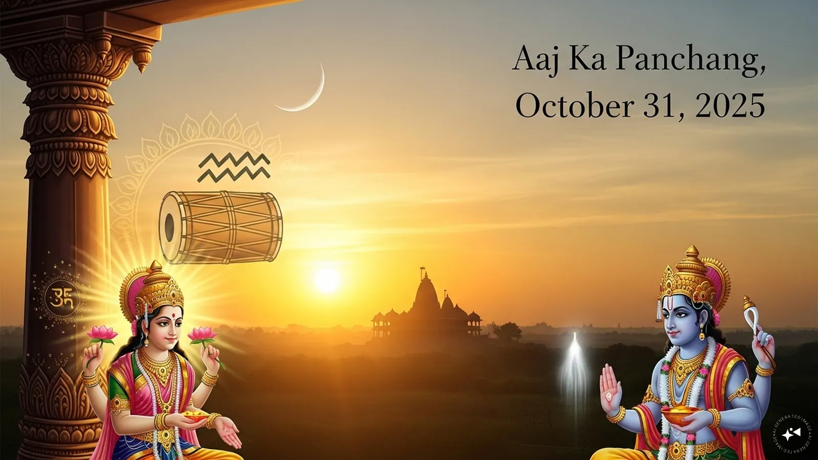Aaj Ka Panchang, October 31, 2025: Tithi, Vrat, Shubh Muhurat & Rahu Kaal Today