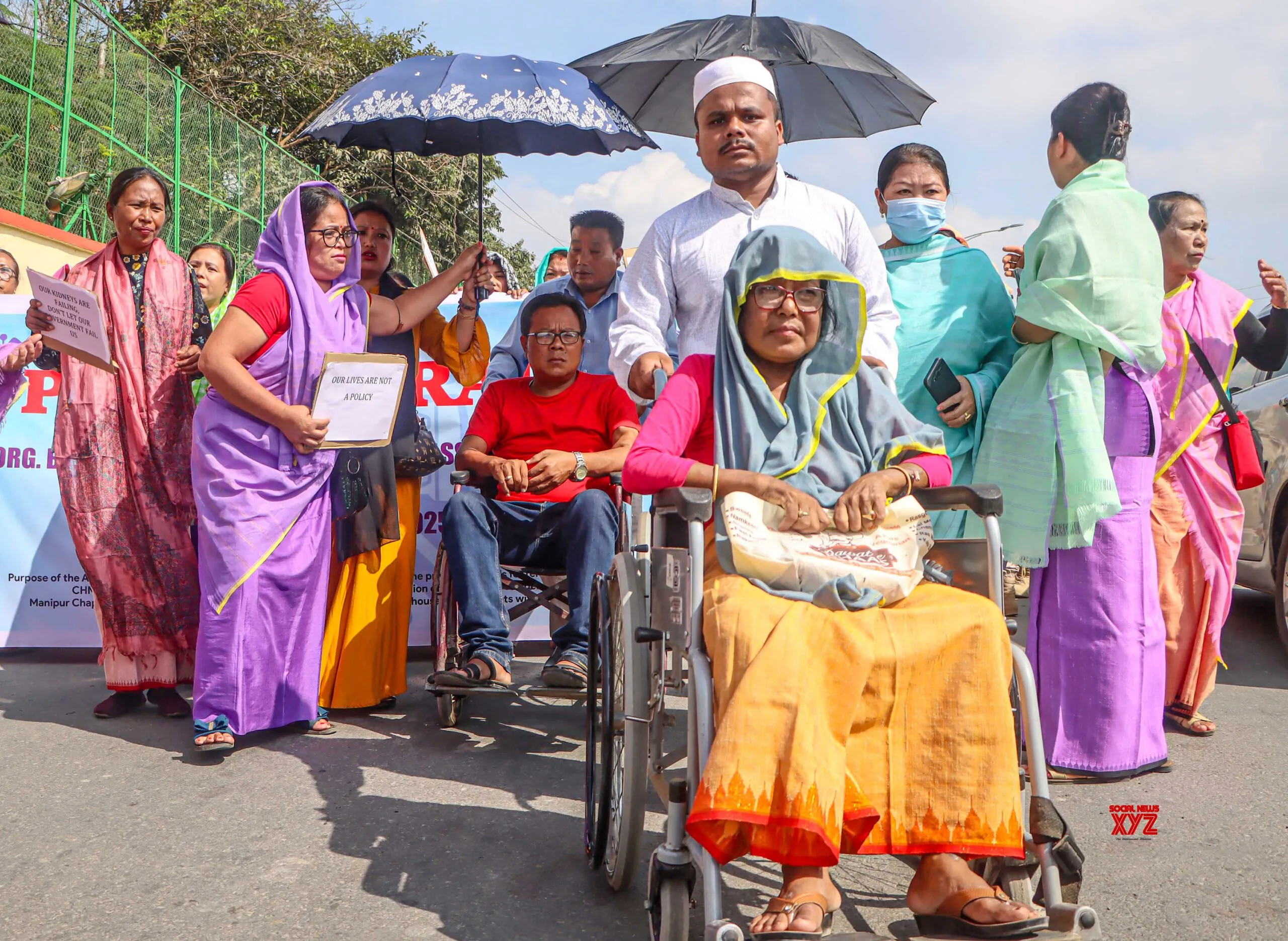 Imphal: Dialysis Patients Protest #Gallery