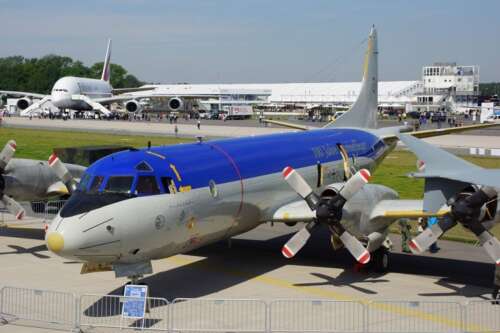 Naval surveillance plane hit in Bermuda on eve of retirement