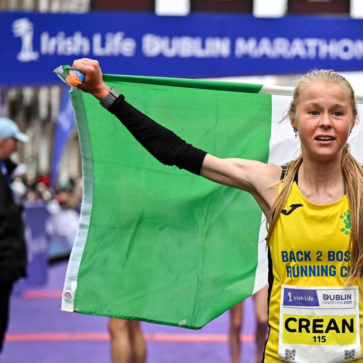Ava Crean and David McGlynn claim national titles at 44th Dublin Marathon