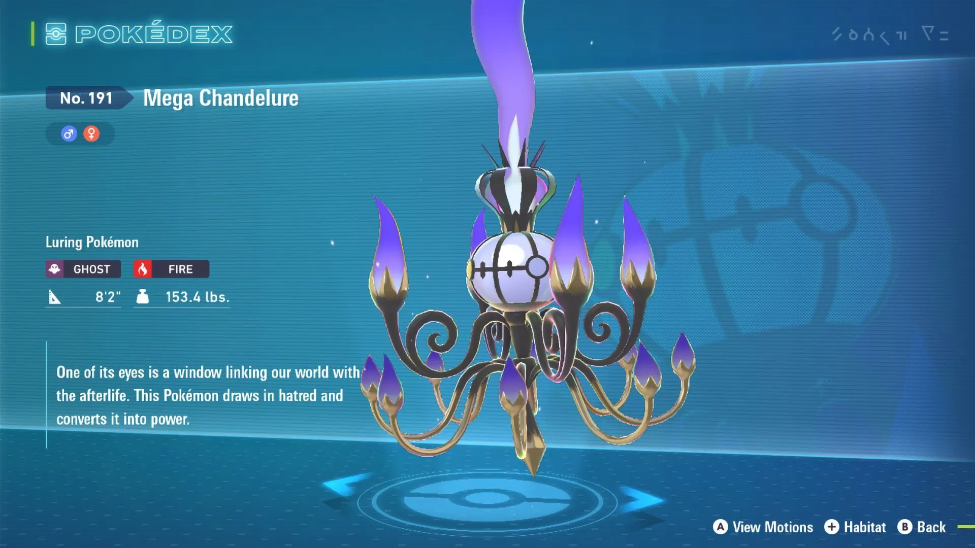 Best Chandelure moveset and nature in Pokemon Legends Z-A
