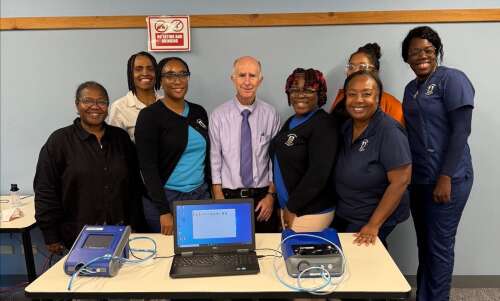 Civil servants undertake crash course in proper respirator use