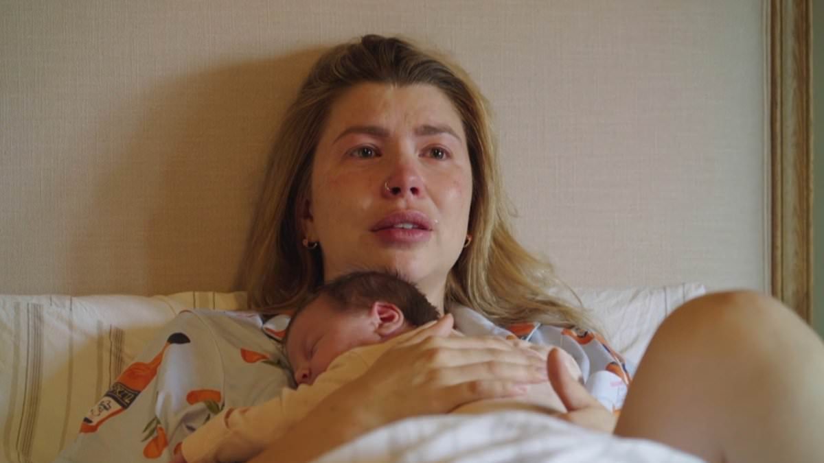 Olivia Bowen breaks down as she reveals she was rushed to hospital with major health incident while giving birth in 'traumatising' scenes from her reality show
