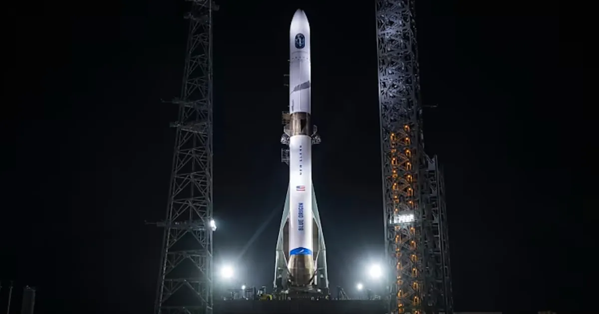 Watch Blue Origin test fire its rocket engines ahead of NASA's Mars launch