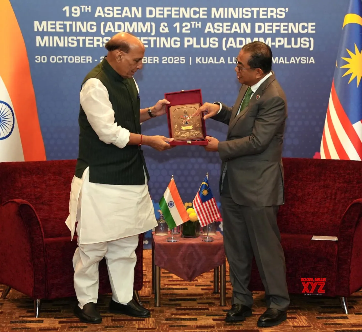 Rajnath Singh Holds Defence Talks with Malaysian Counterpart #Gallery
