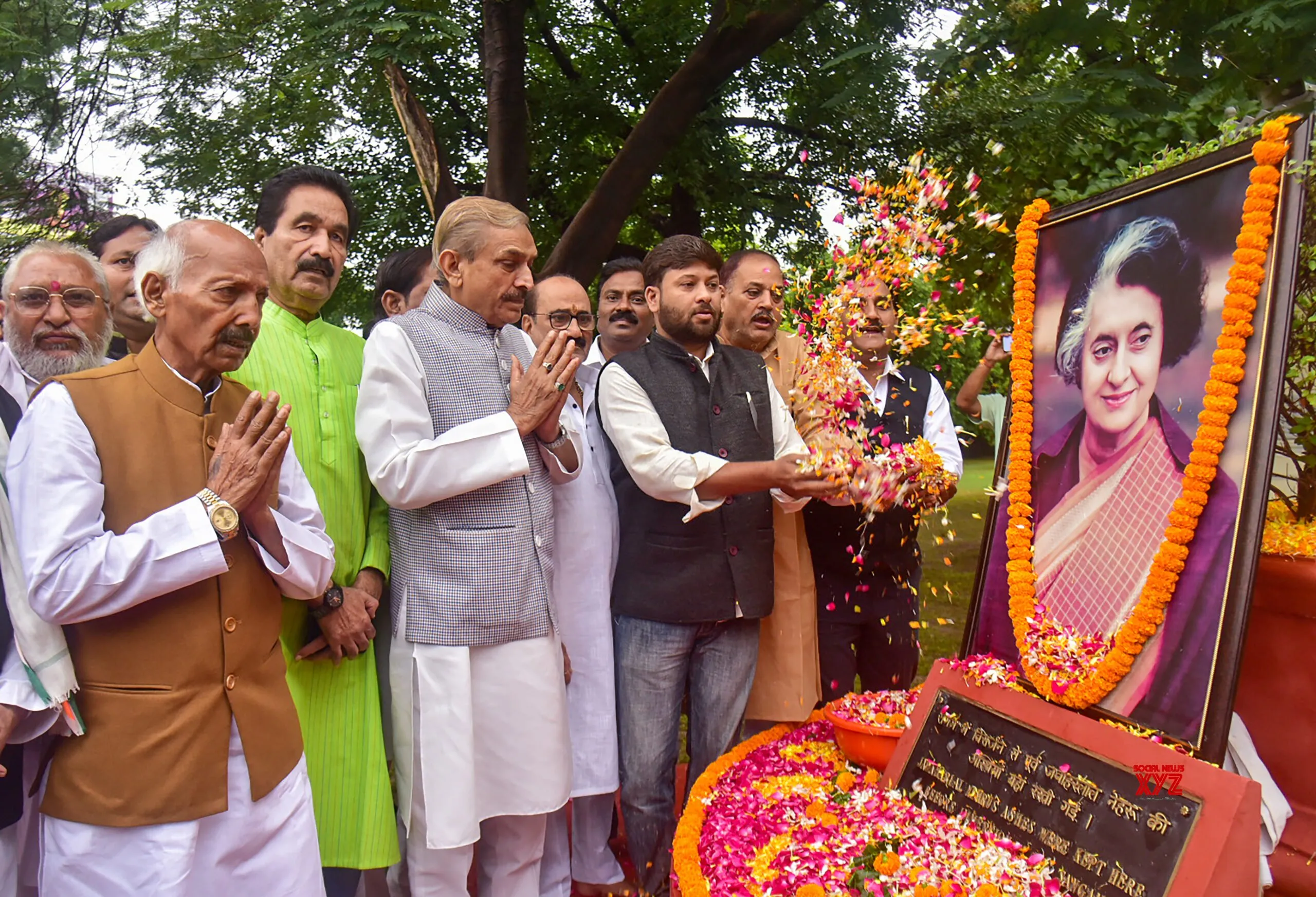 Prayagraj: Tribute to Indira Gandhi – #Gallery