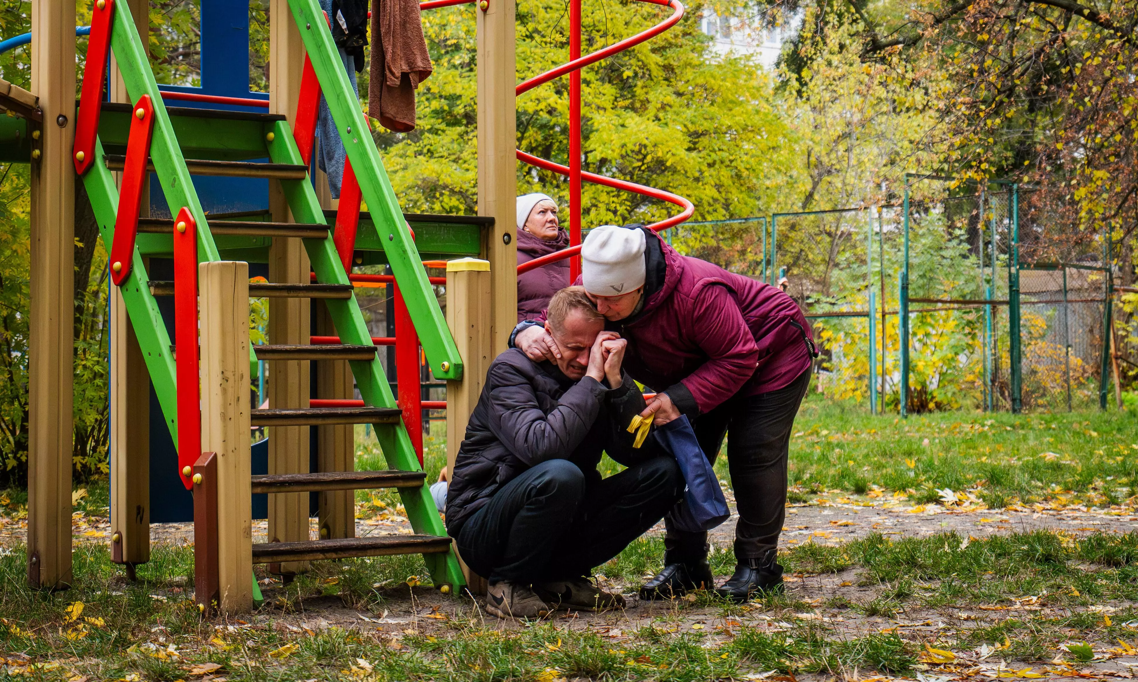 Russia Targets Kyiv With Drones, Killing 3 and Wounding 29