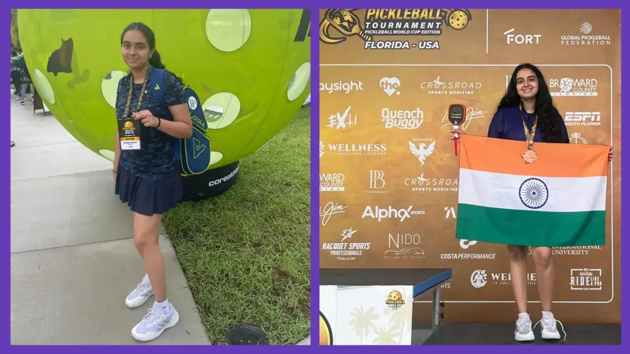 World Cup: A 14-Year-Old’s Bronze and Her Father’s Gold Turn Into India’s Most Heartwarming Pickleball Story