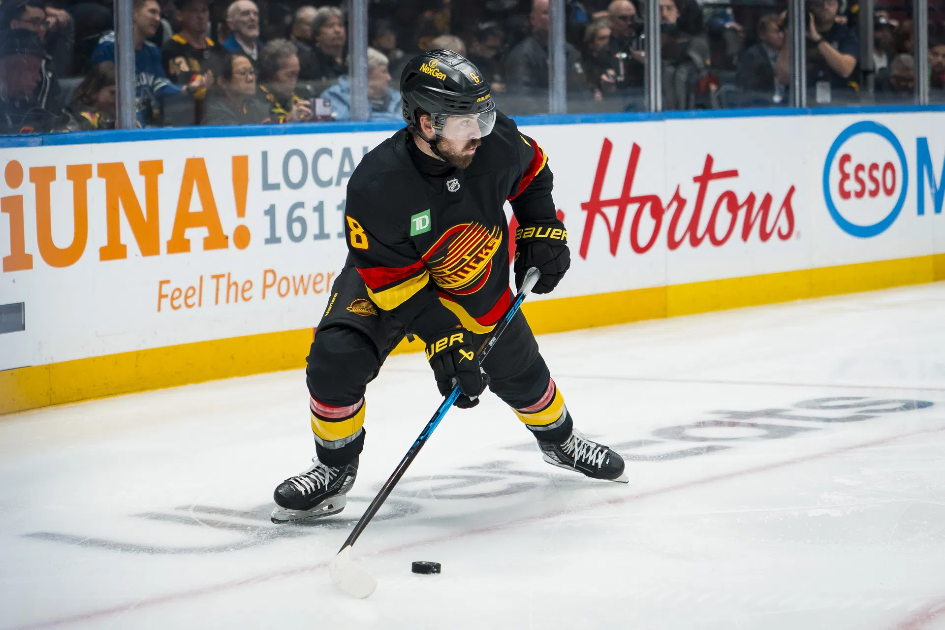 "Let's just tank for Gavin McKenna": Canucks fans dejected as Conor Garland potentially joins long list of injured players after huge open-ice hit