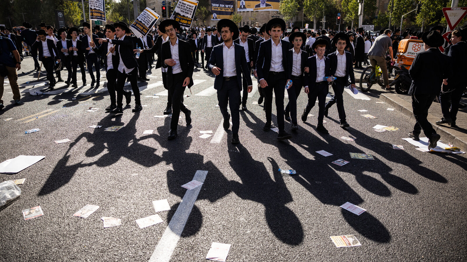 Israel’s Ultra-Orthodox Stage ‘March of the Million’ Against Military Draft