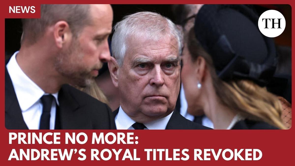 Watch: Buckingham Palace strips Prince Andrew of all royal titles and honours
