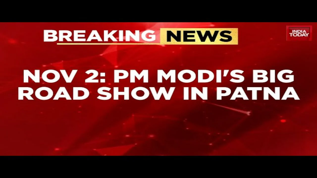Bihar Elections: PM Modi To Hold Grand Road Show In Patna On November 2