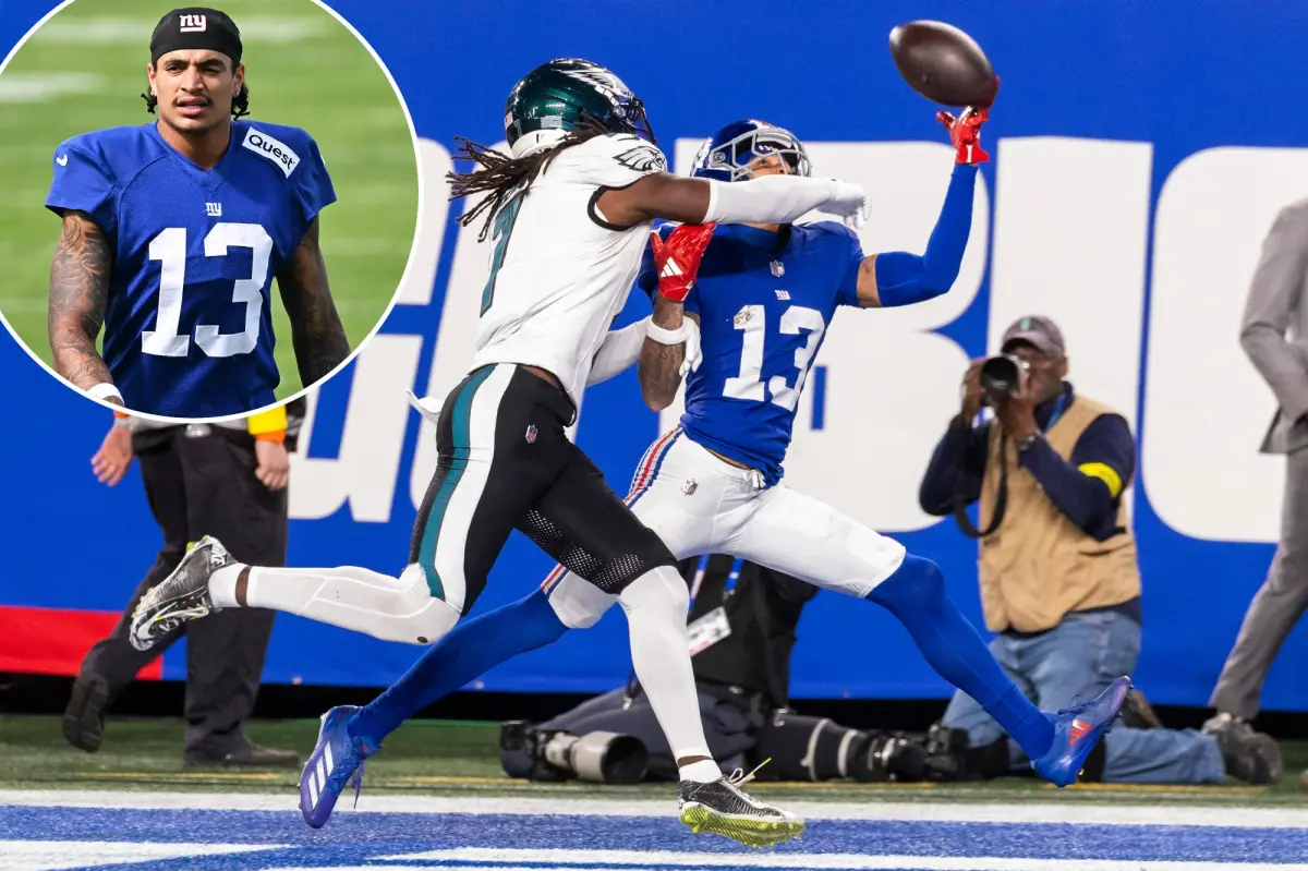 Jalin Hyatt a healthy scratch for Giants’ rematch vs. Eagles in career first