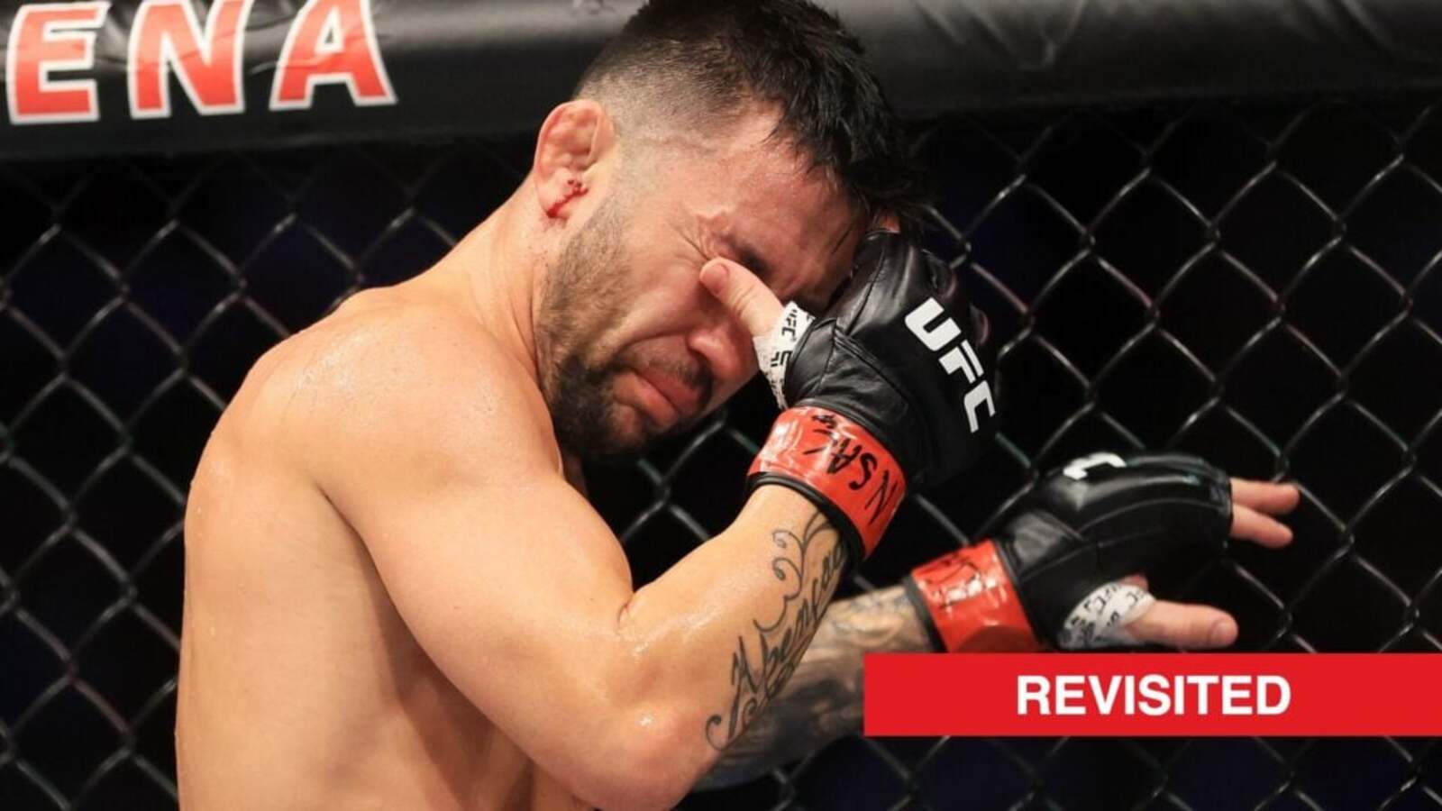 Sean O’Malley claimed his opponent quit after an eye poke three years before defending Tom Aspinall