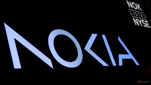 Nokia shares hit near 10-year high after Nvidia invests $1 billion in AI push