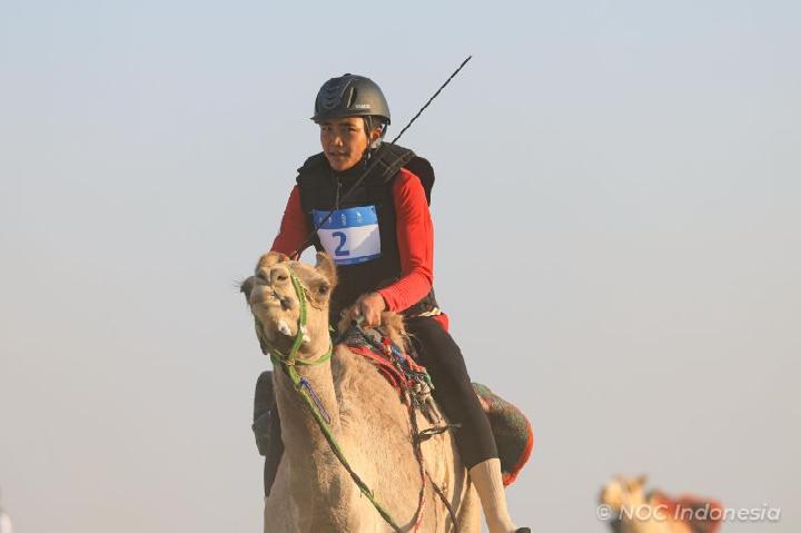 Indonesia Makes History with Camel Racing Debut at Asian Youth Games 2025