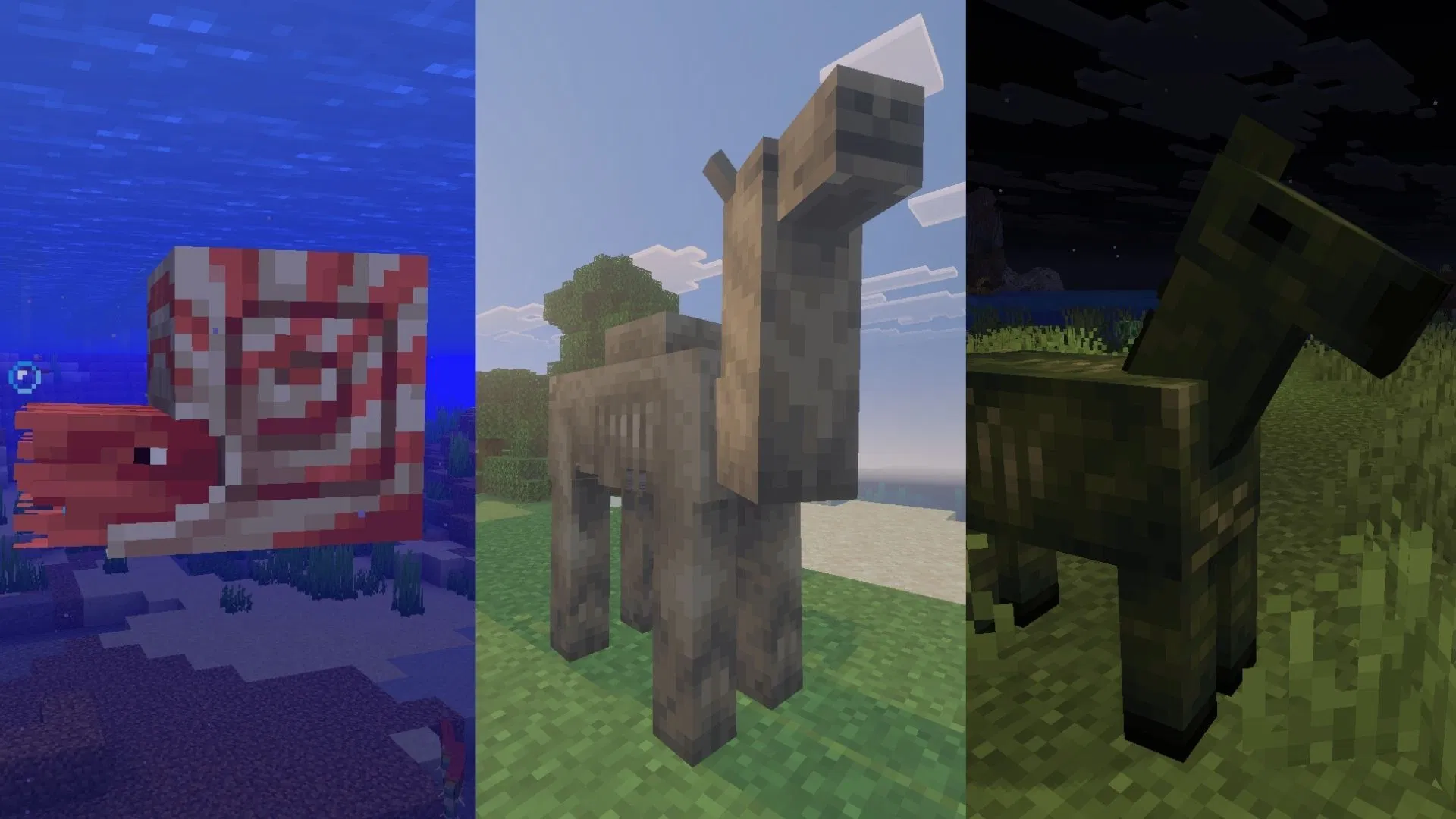 All new mounts confirmed for Minecraft Mounts of Mayhem game drop