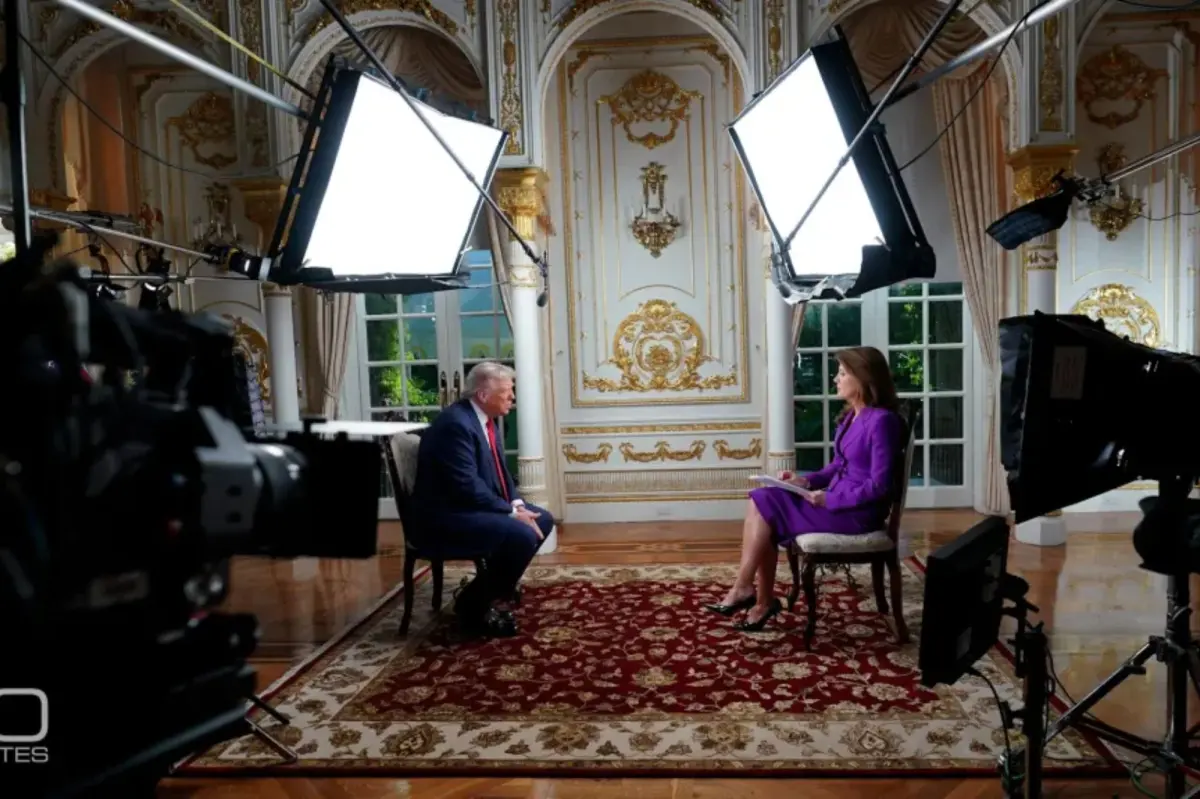 Trump sits for first '60 Minutes' interview since suing CBS