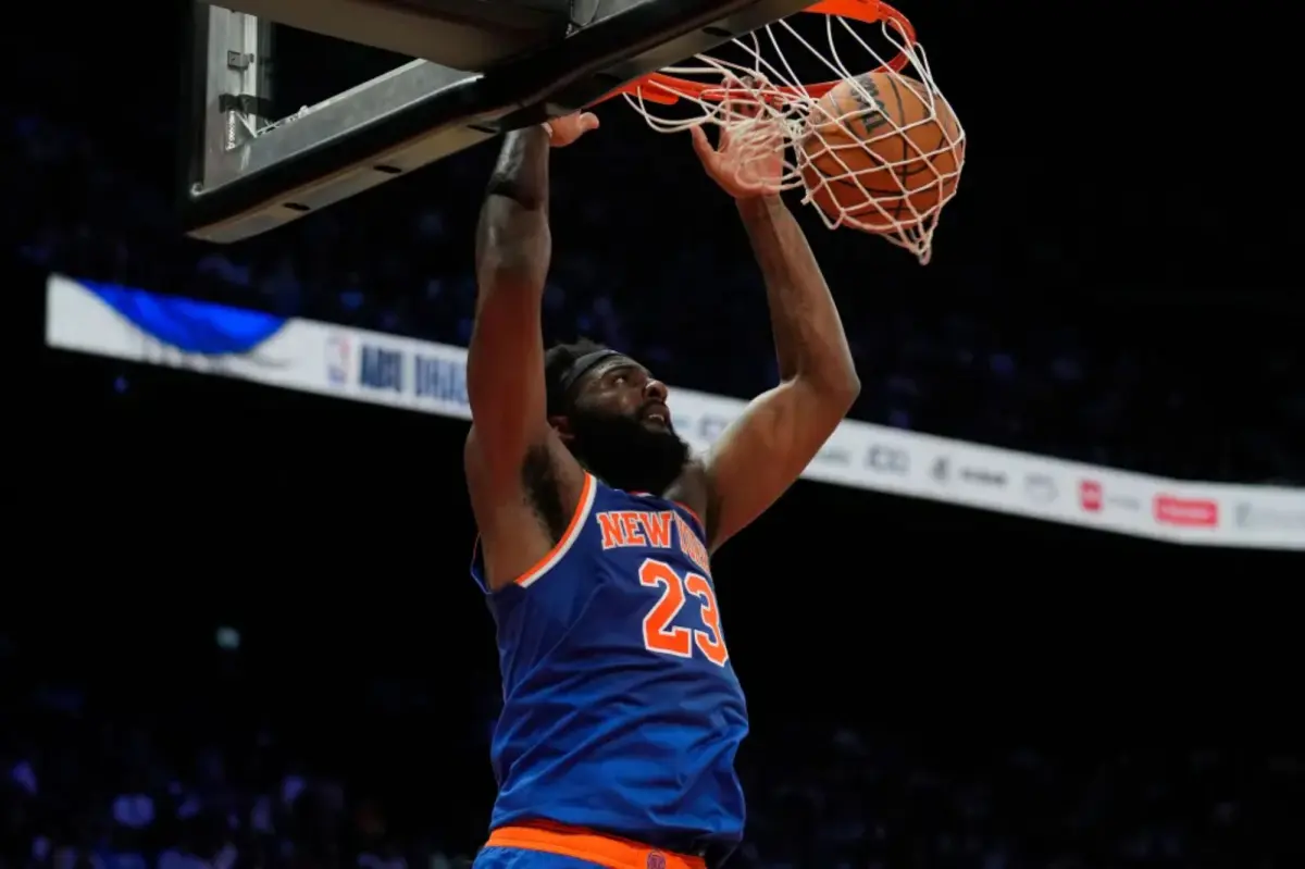 Mitchell Robinson offers no explanation to Knicks' load management