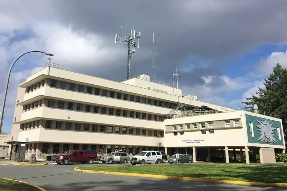 Cowichan Hospital ER entrance temporarily moved to repair car crash damage