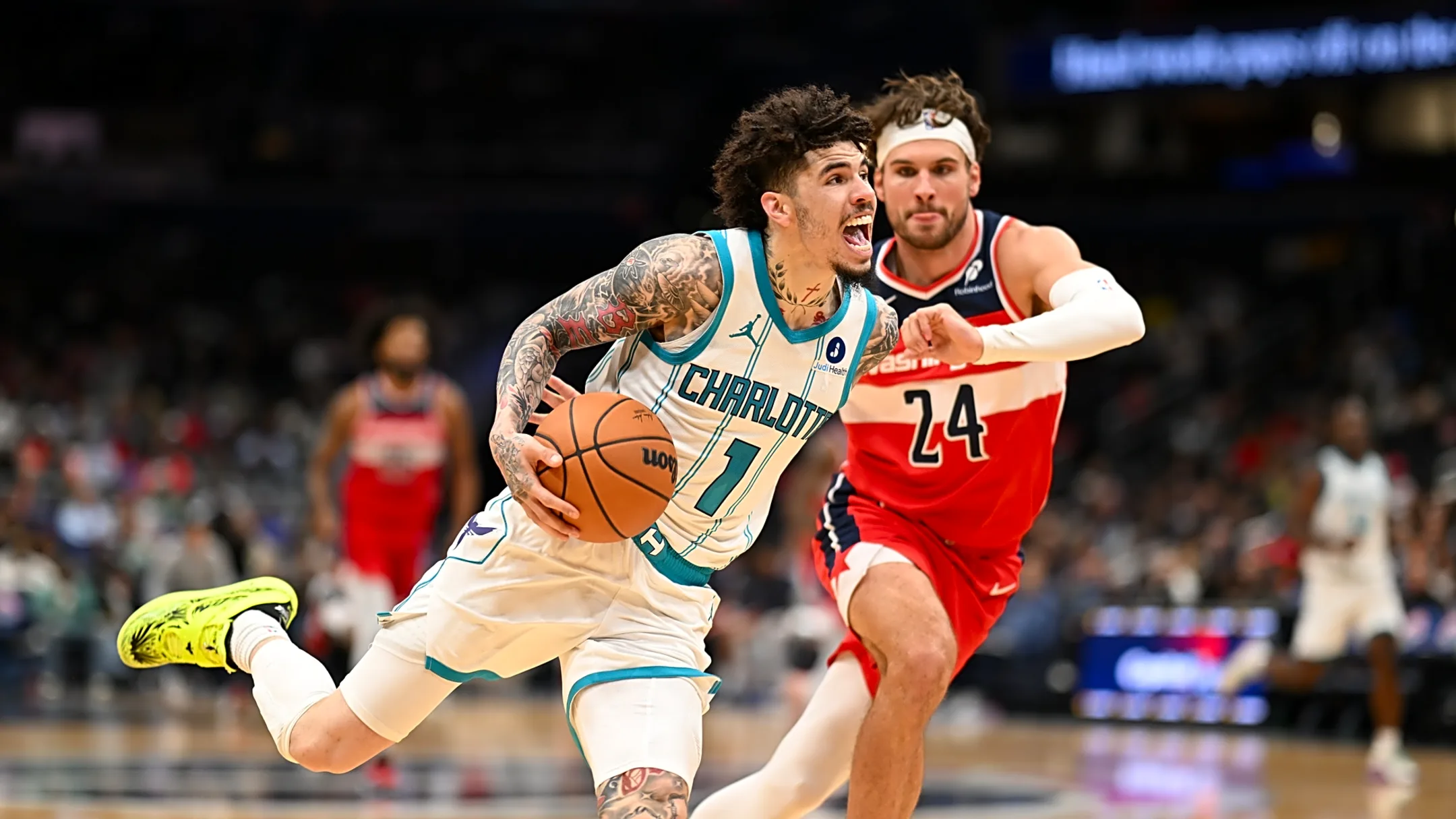 Charlotte Hornets Rally Past Wizards Behind LaMelo Ball’s Triple-Double Magic