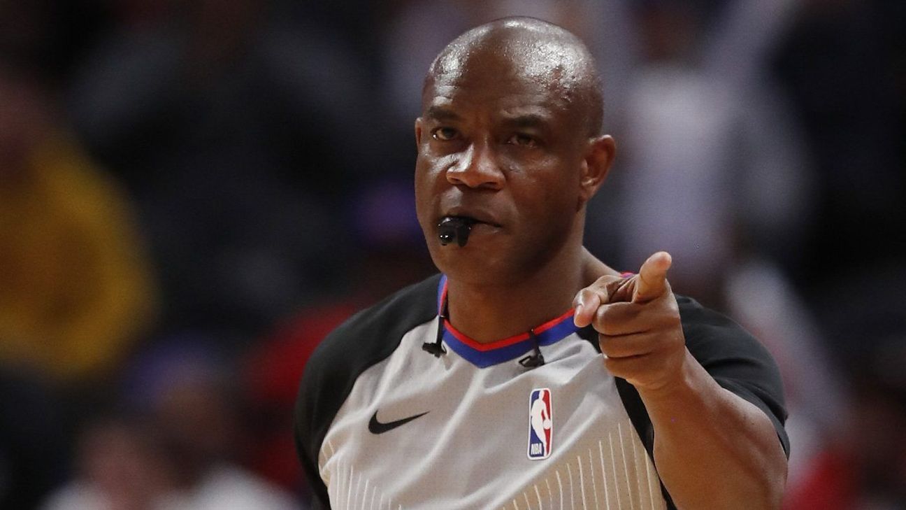 NBA referees wear headsets during games beginning Saturday