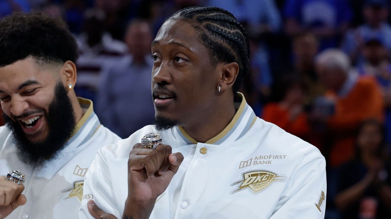 OKC's Jalen Williams (wrist) has screw removed, out 10