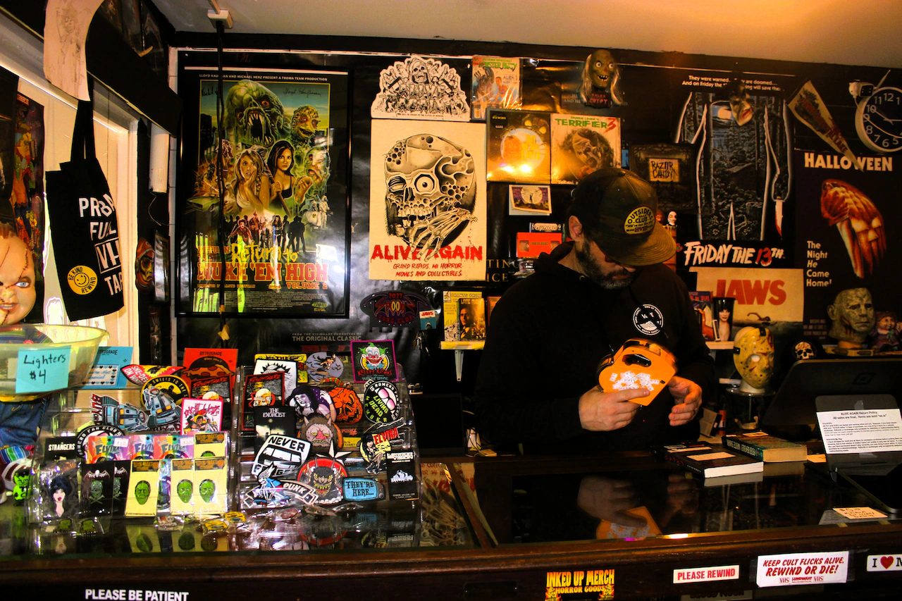 Find spooky memorabilia at Grand Rapids’ only year-round horror store